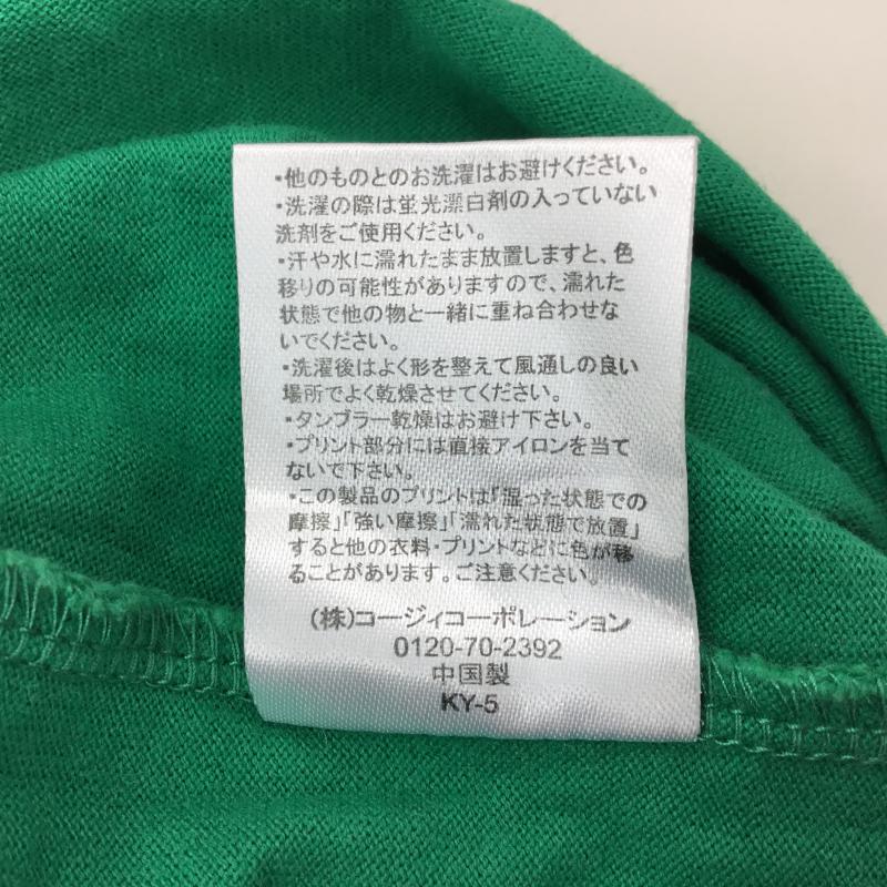 ベビードール Baby Doll Tシャツ 半袖 S プリント 緑 / グリーン / レディース USED 古着 中古 10000583