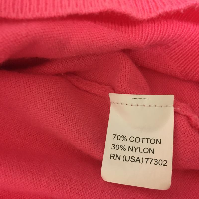 ザラ ZARA カーディガン 長袖 L 無地 桃 / ピンク / レディース USED 古着 中古 10000600