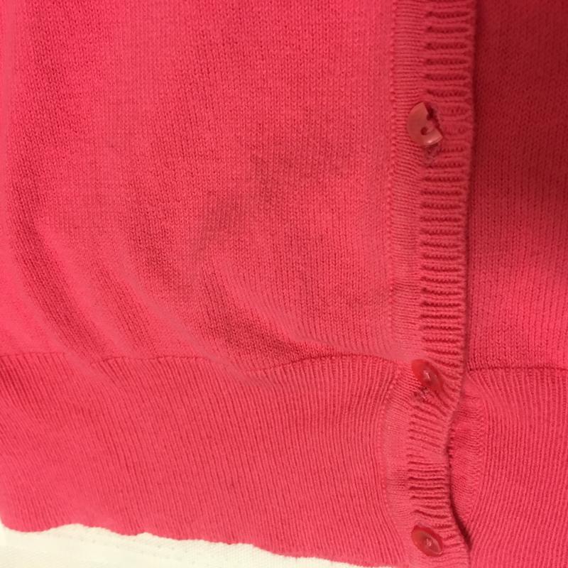 ザラ ZARA カーディガン 長袖 L 無地 桃 / ピンク / レディース USED 古着 中古 10000600