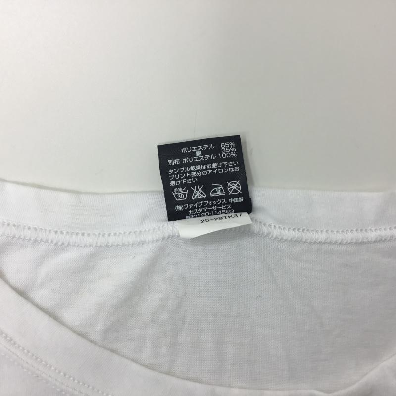 コムサウォーク COMME CA WALK Tシャツ 半袖 M ロゴ、文字 X プリント 白 / ホワイト / レディース USED 古着 中古 10000605