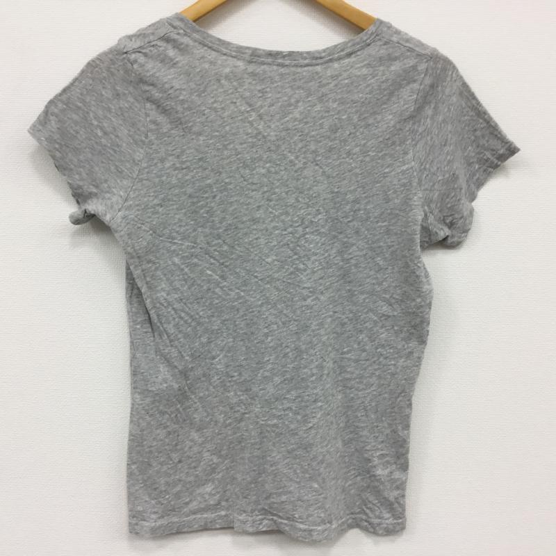 シュカ SHUCA Tシャツ 半袖 L プリント 灰 / グレー / レディース USED 古着 中古 10000610