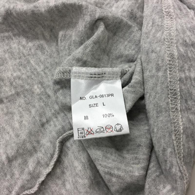 シュカ SHUCA Tシャツ 半袖 L プリント 灰 / グレー / レディース USED 古着 中古 10000610