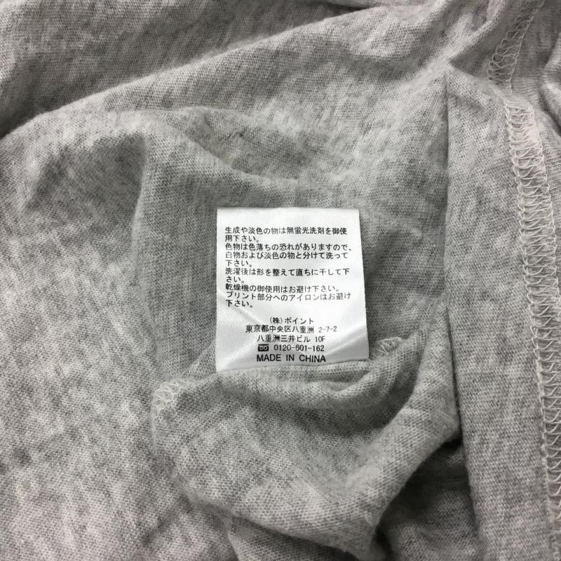 シュカ SHUCA Tシャツ 半袖 L プリント 灰 / グレー / レディース USED 古着 中古 10000610