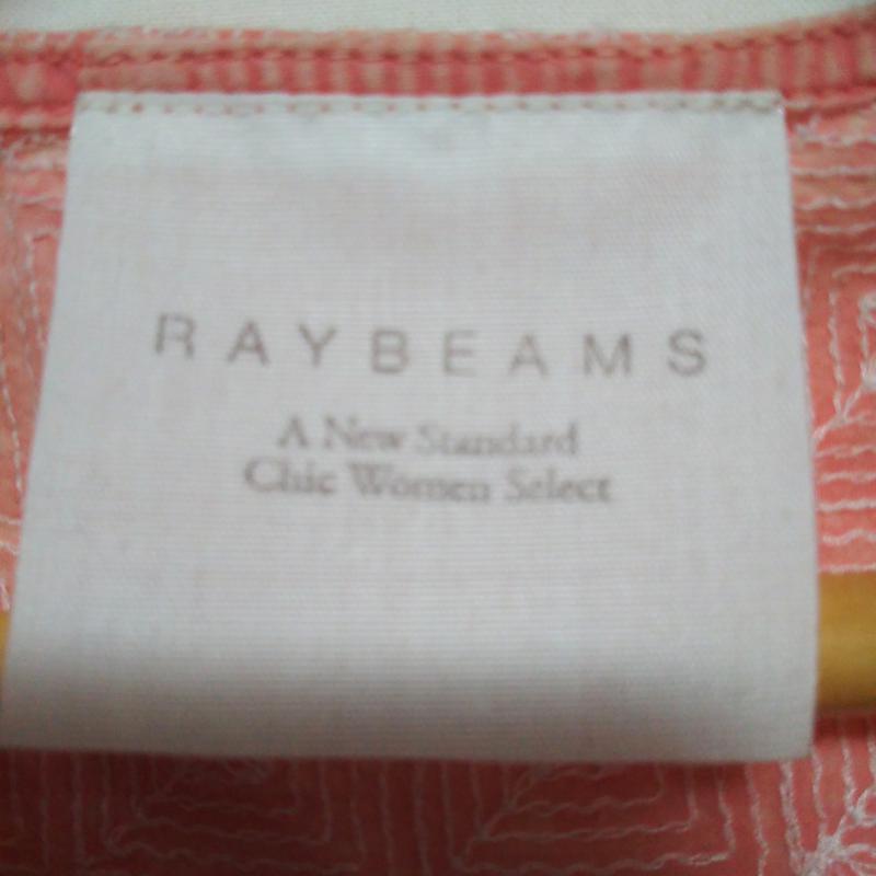 レイビームス Ray BEAMS チュニック 半袖 刺繍 X 無地 桃 / ピンク / レディース USED 古着 中古 10000621