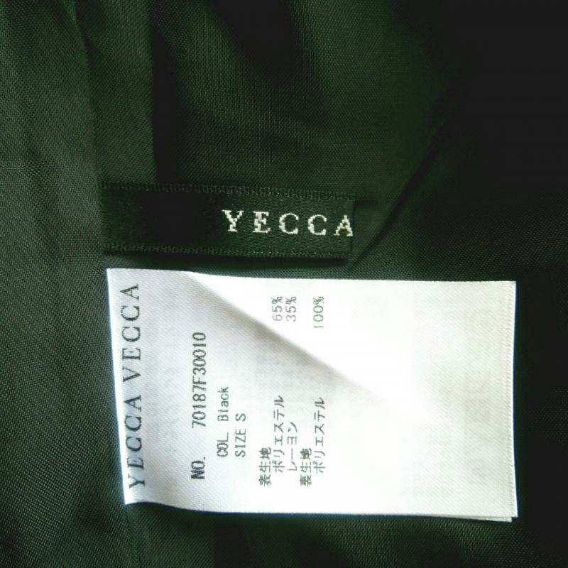 イェッカ ヴェッカ YECCA VECCA パンツ スラックス S チェック 白 / ホワイト / X 黒 / ブラック / X 紺 / ネイビー / レディース USED 古着 中古 10000638