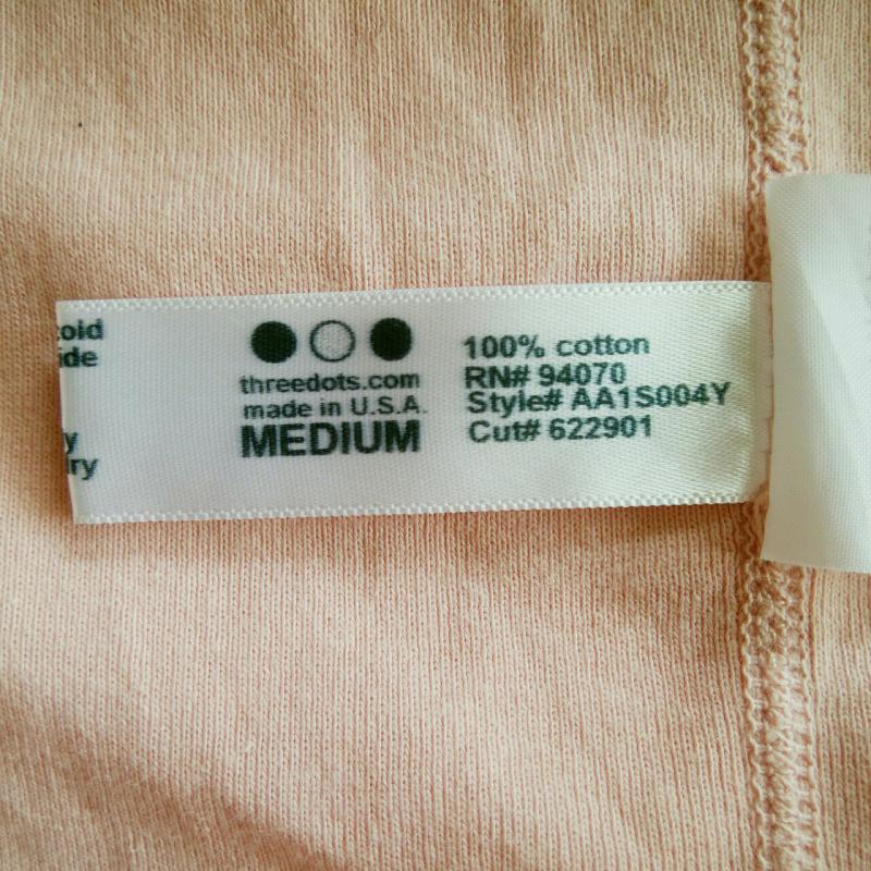 メイド イン ユーエスエー MADE IN USA Tシャツ 半袖 無地 桃 / ピンク / レディース USED 古着 中古 10000657