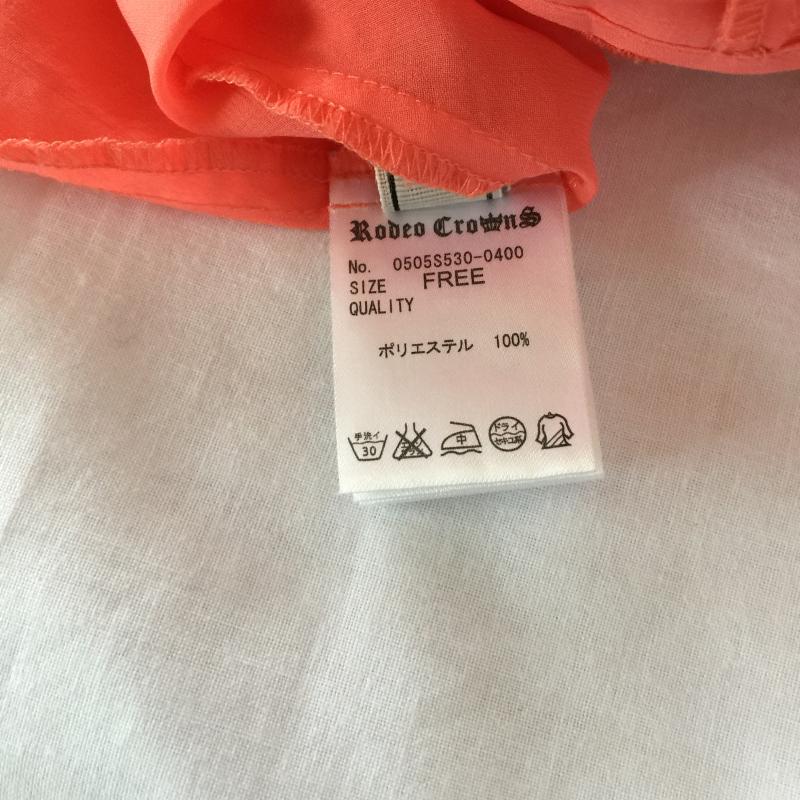 ロデオクラウンズ Rodeo Crowns タンクトップ タンクトップ FREE 無地 橙 / オレンジ / レディース USED 古着 中古 10000708