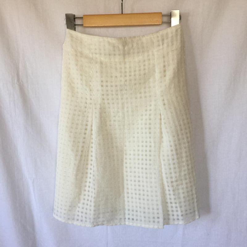アーバンリサーチ URBAN RESEARCH スカート ひざ丈スカート 0 白 / ホワイト / レディース USED 古着 中古 10000713