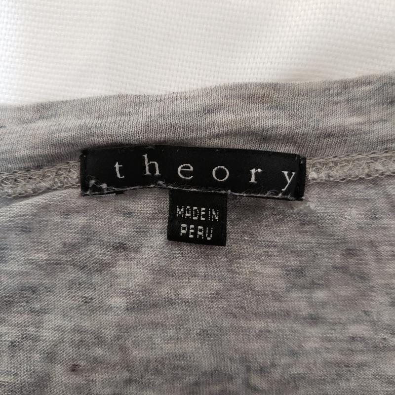 セオリー theory カットソー 半袖 2 無地 灰 / グレー / レディース USED 古着 中古 10000781