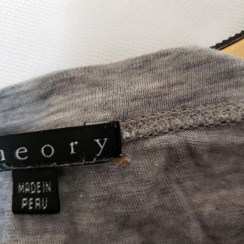 セオリー theory カットソー 半袖 2 無地 灰 / グレー / レディース USED 古着 中古 10000781