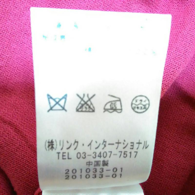 セオリー theory ニット、セーター 半袖 2 無地 赤 / レッド / レディース USED 古着 中古 10000825