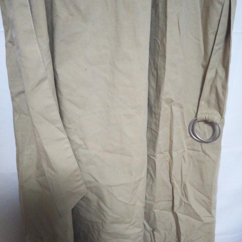 ショコラ フィネ ローブ chocol raffine robe ワンピース ひざ丈スカート FREE 無地 ベージュ / ベージュ / レディース USED 古着 中古 10000920