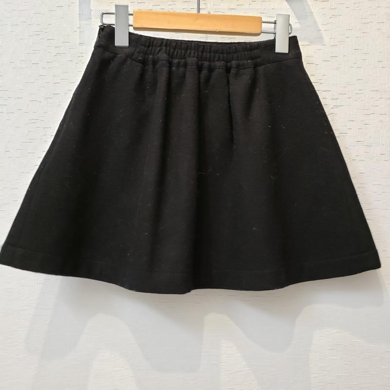 レイビームス Ray BEAMS スカート ミニスカート 0 無地 黒 / ブラック / レディース USED 古着 中古 10000961