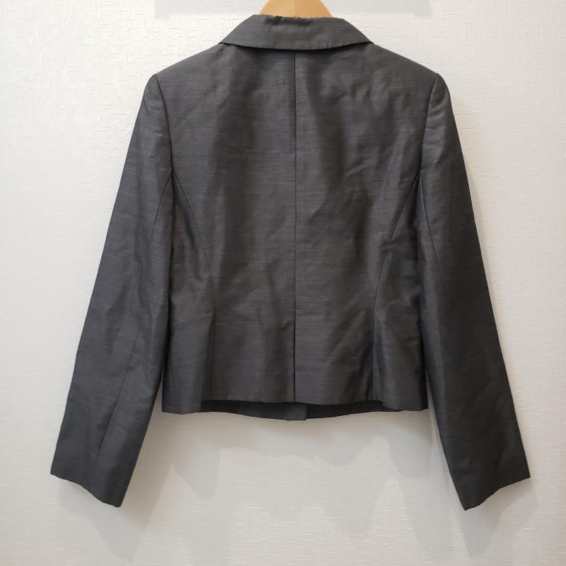 カトルフィーユ quatre feuilles スーツ ひざ丈スカート 40 無地 灰 / グレー / レディース USED 古着 中古 10000978