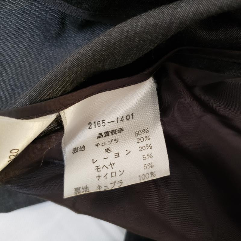 カトルフィーユ quatre feuilles スーツ ひざ丈スカート 40 無地 灰 / グレー / レディース USED 古着 中古 10000978
