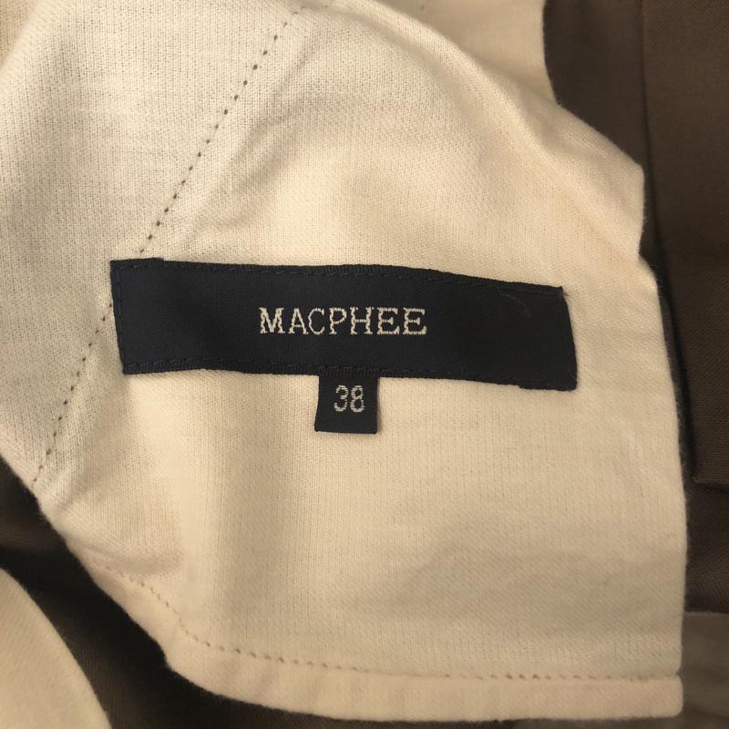 マカフィー MACPHEE パンツ ショートパンツ 38インチ 無地 ベージュ / ベージュ / レディース USED 古着 中古 10001113