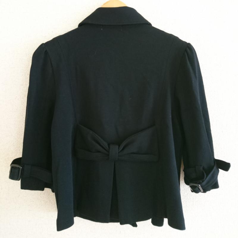 フェルゥ Feroux コート コート一般 2 無地 黒 / ブラック / レディース USED 古着 中古 10001128