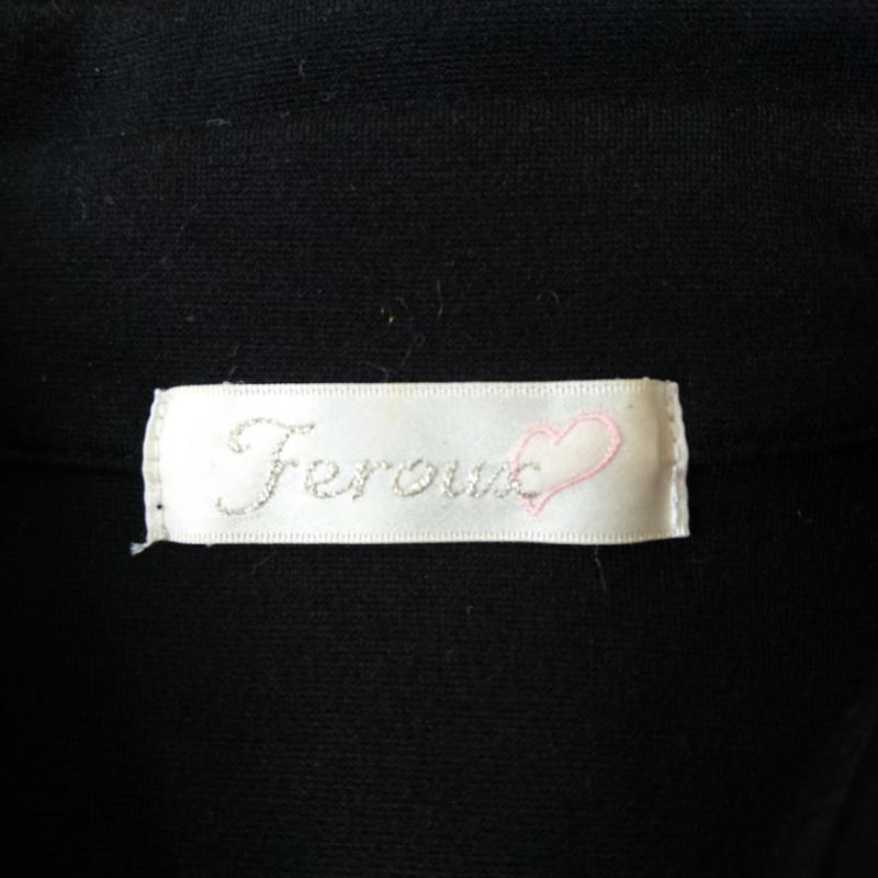 フェルゥ Feroux コート コート一般 2 無地 黒 / ブラック / レディース USED 古着 中古 10001128