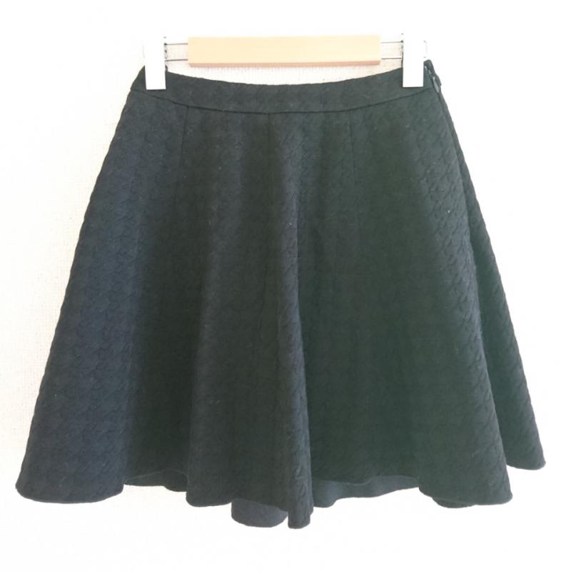 アベニールエトワール Aveniretoile スカート ミニスカート 千鳥格子 黒 / ブラック / レディース USED 古着 中古 10001144