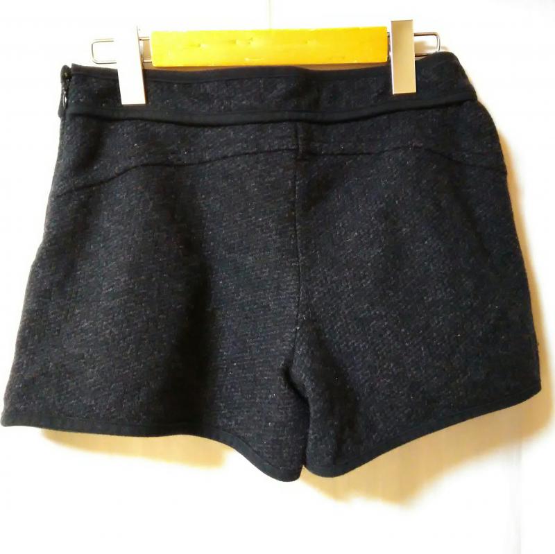 フリーズショップ FREE'S SHOP パンツ ショートパンツ S 無地 黒 / ブラック / X 灰 / グレー / レディース USED 古着 中古 10001208