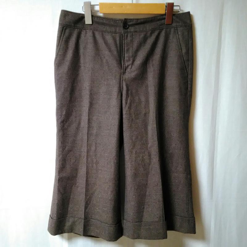 バナナリパブリック BANANA REPUBLIC パンツ ショートパンツ 6 無地 茶 / ブラウン / レディース USED 古着 中古 10001219