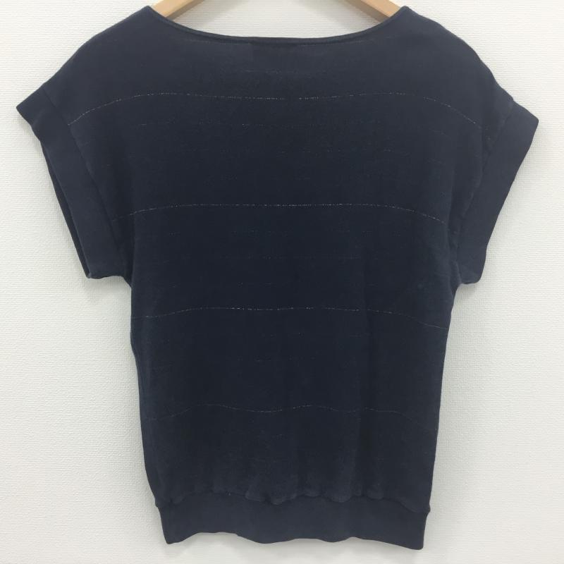 アーペーセー A.P.C. カットソー 半袖 S ボーダー柄 紺 / ネイビー / X 橙 / オレンジ / レディース USED 古着 中古 10001226