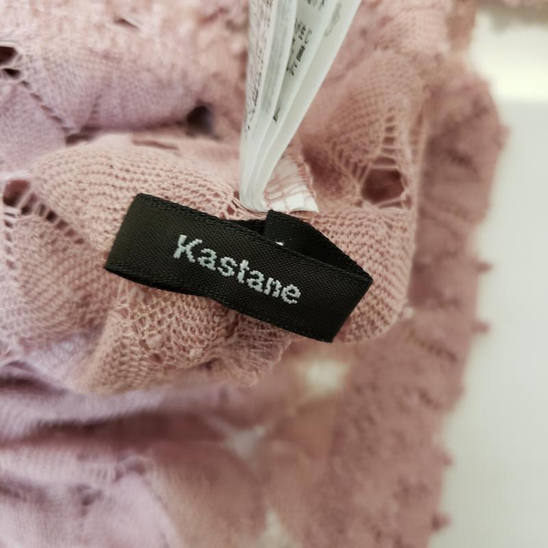 カスタネ Kastane カットソー 長袖 無地 紫 / パープル / レディース USED 古着 中古 10001236