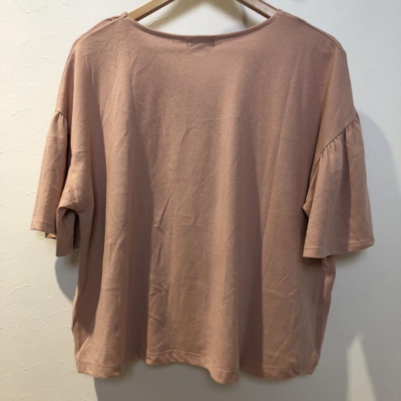 アースミュージックアンドエコロジー earth music&ecology カットソー 半袖 FREE 無地 桃 / ピンク / レディース USED 古着 中古 10001510