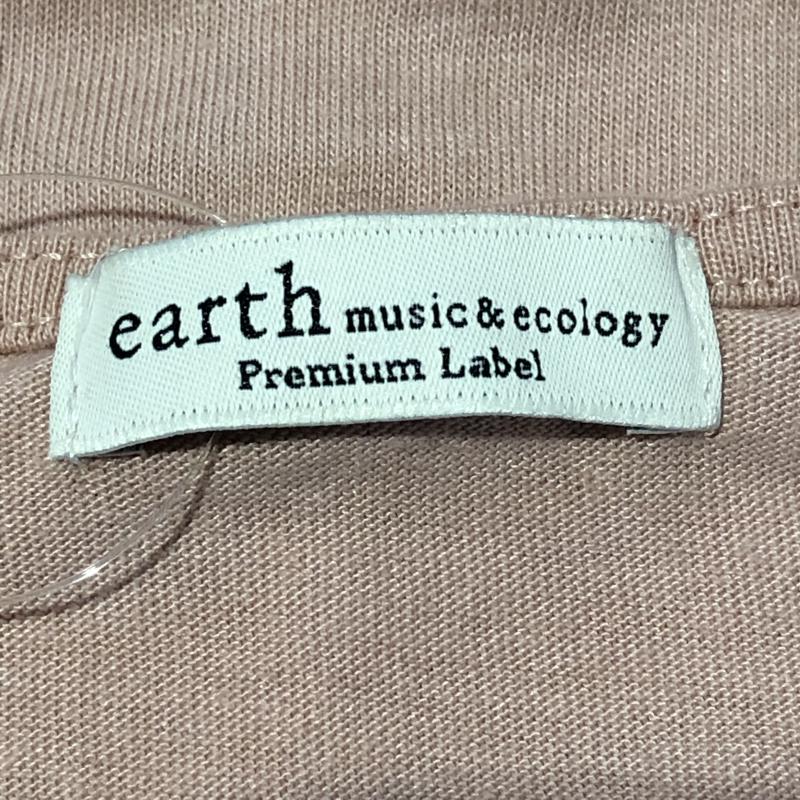 アースミュージックアンドエコロジー earth music&ecology カットソー 半袖 FREE 無地 桃 / ピンク / レディース USED 古着 中古 10001510