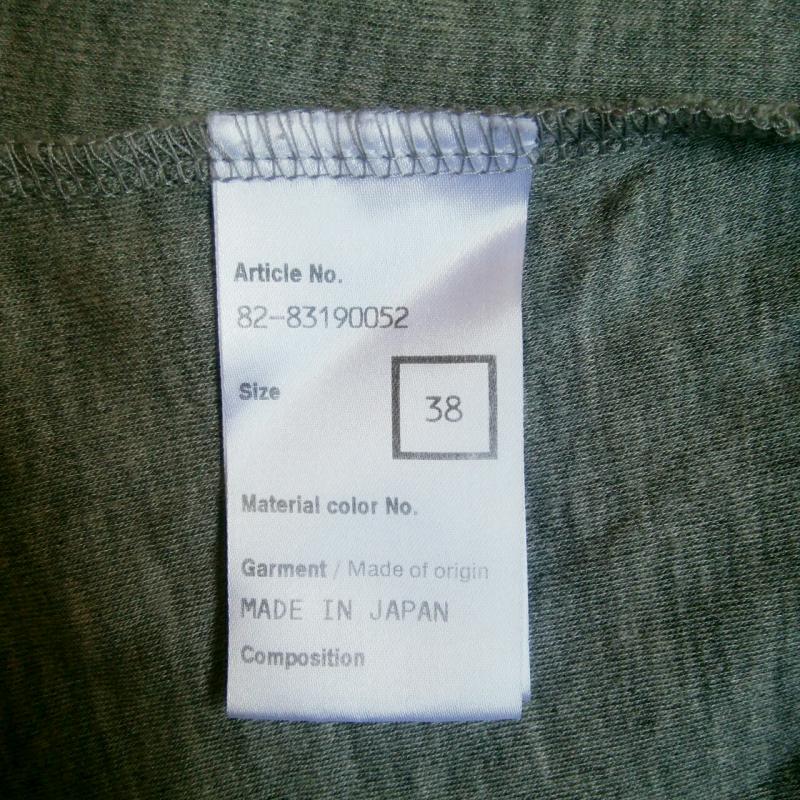 ルスーク LESOUK カットソー 長袖 38 無地 灰 / グレー / レディース USED 古着 中古 10001520