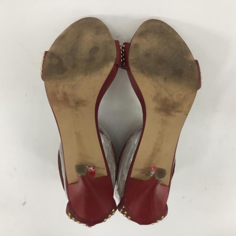 ザラウーマン ZARA WOMAN パンプス パンプス 無地 赤 / レッド / X 金 / ゴールド / レディース USED 古着 中古 10001588
