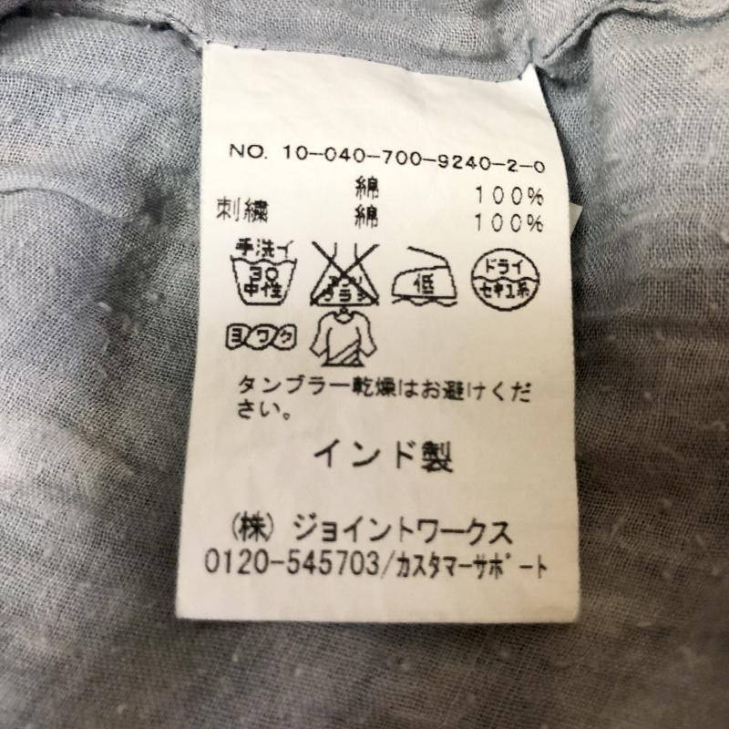 シンプリシテェ Simplicite ワンピース ミニスカート 刺繍 紺 / ネイビー / X 白 / ホワイト / レディース USED 古着 中古 10001681