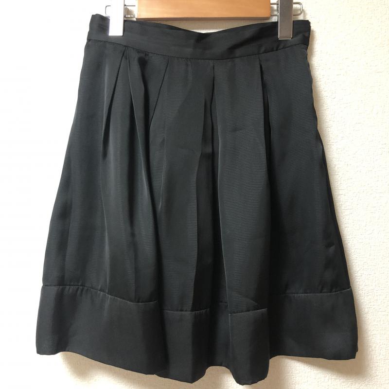 ビームス ハート BEAMS HEART スカート ひざ丈スカート 0 無地 黒 / ブラック / レディース USED 古着 中古 10001701