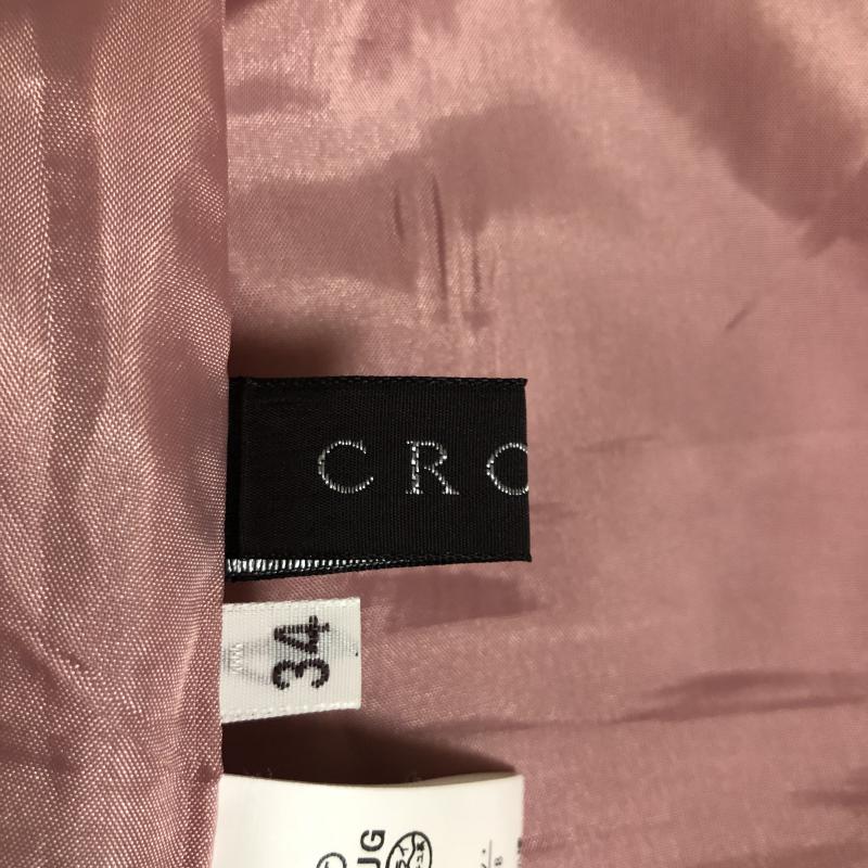 クローラ crolla スカート ひざ丈スカート 34 無地 桃 / ピンク / レディース USED 古着 中古 10001707