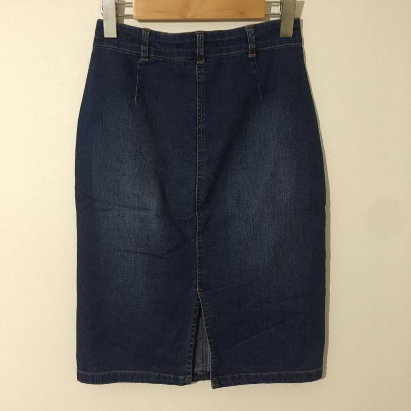 マーキュリービジュー MERCURY Bijou スカート ひざ丈スカート S 無地 インディゴ / インディゴ / レディース USED 古着 中古 10001783