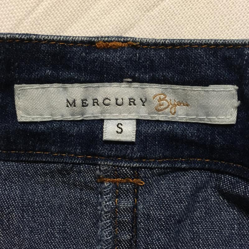 マーキュリービジュー MERCURY Bijou スカート ひざ丈スカート S 無地 インディゴ / インディゴ / レディース USED 古着 中古 10001783
