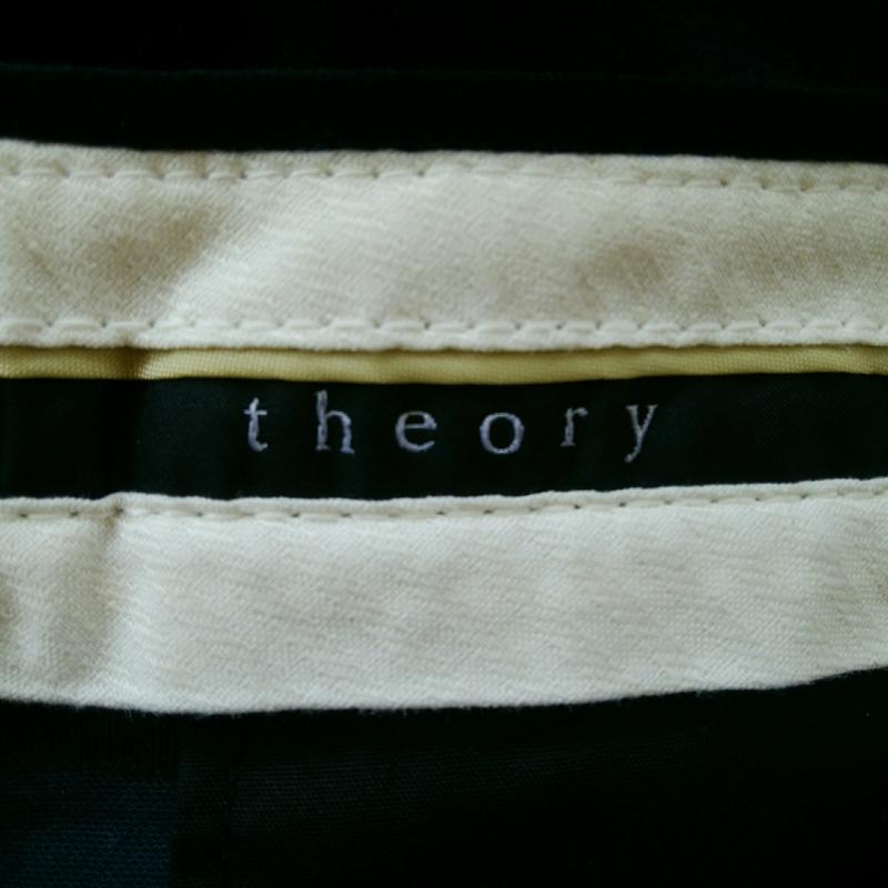セオリー theory パンツ ショートパンツ 4 無地 紺 / ネイビー / レディース USED 古着 中古 10001793