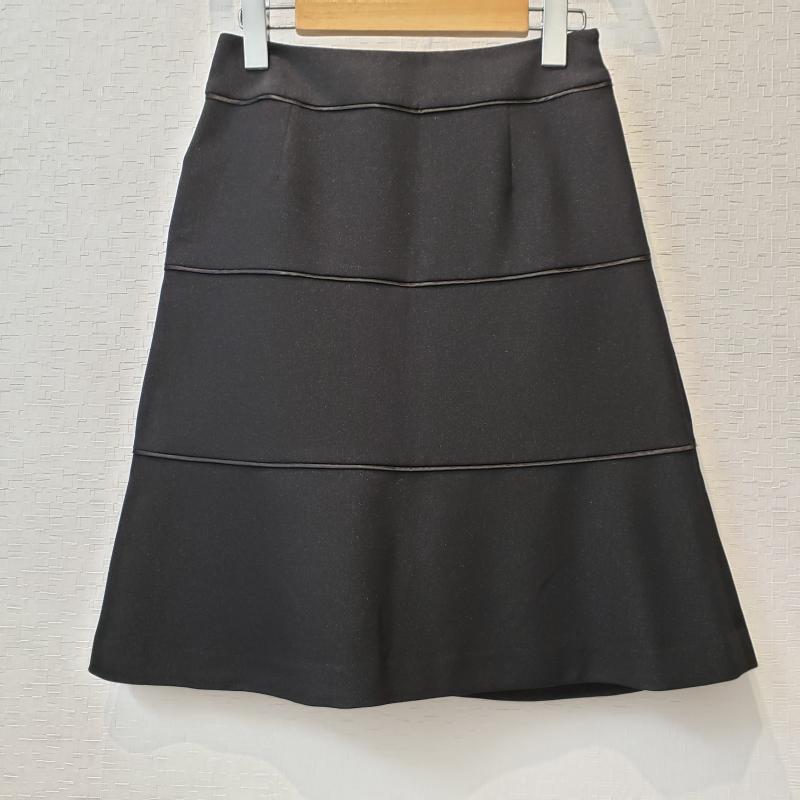 エスプリミュール ESPRITMUR スカート ひざ丈スカート 無地 黒 / ブラック / レディース USED 古着 中古 10001846