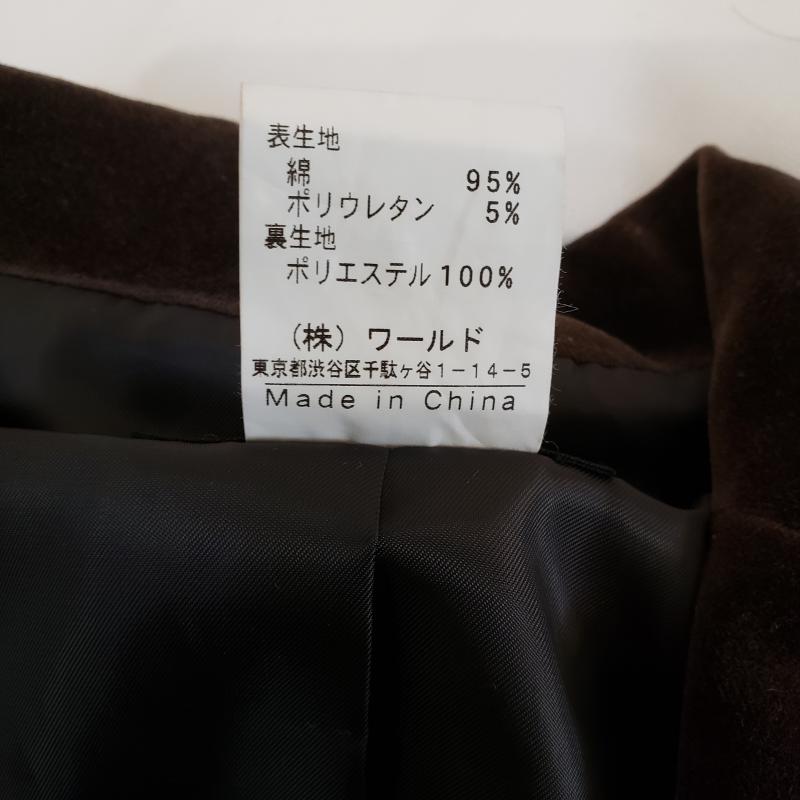 インディヴィ INDIVI ジャケット、上着 ジャケット、ブレザー 38 無地 茶 / ブラウン / レディース USED 古着 中古 10001895