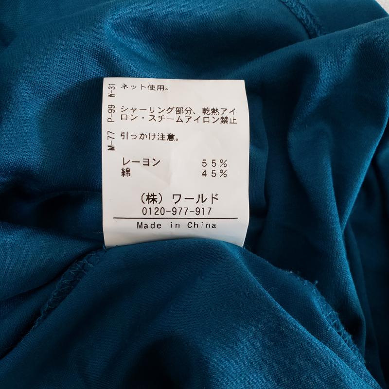 クチュールブローチ couture brooch カットソー 半袖 38 無地 緑 / グリーン / レディース USED 古着 中古 10001901