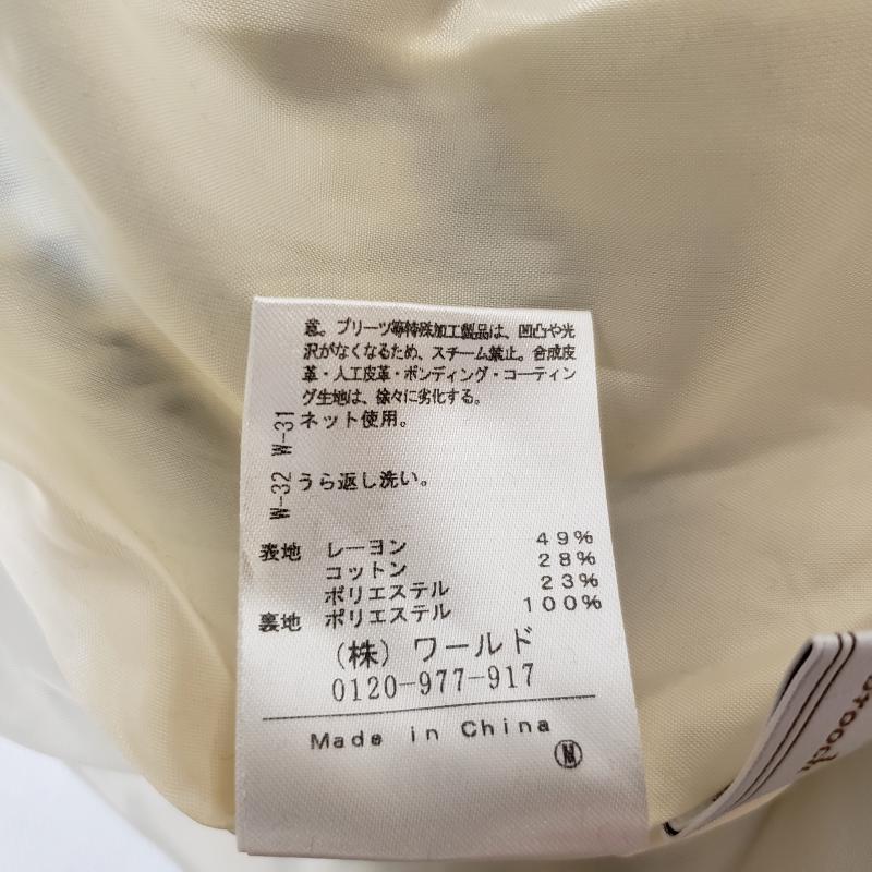 クチュールブローチ couture brooch スカート ひざ丈スカート 36 花柄 黒 / ブラック / X ベージュ / ベージュ / レディース USED 古着 中古 10001934