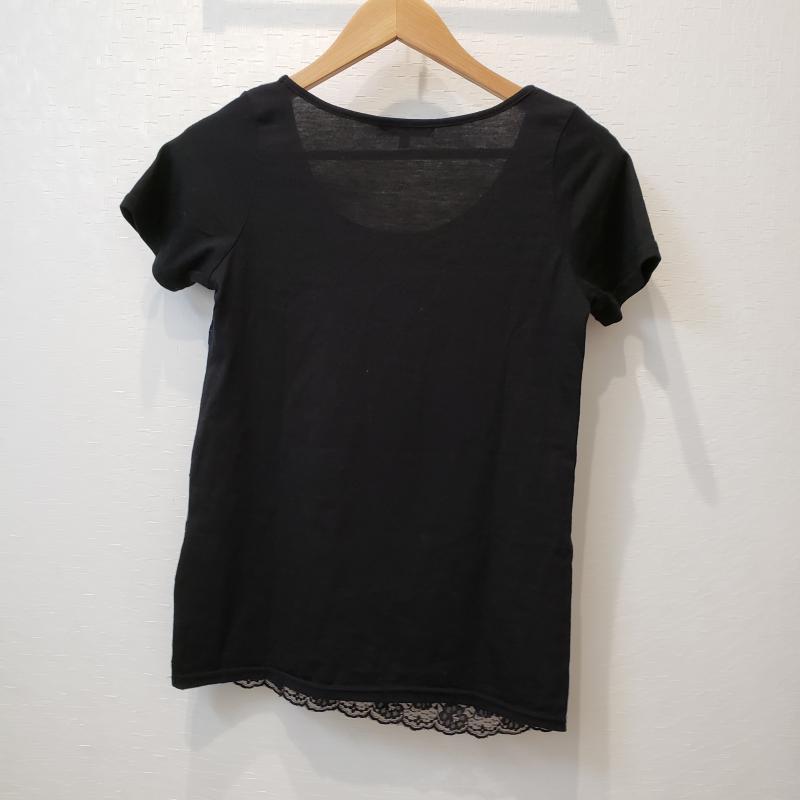 プロポーションボディドレッシング PROPORTION BODY DRESSING カットソー 半袖 3 ボーダー柄 黒 / ブラック / X ベージュ / ベージュ / レディース USED 古着 中古 10001951