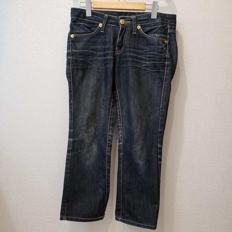 アンナケリー Anna Kerry パンツ デニム、ジーンズ 9分丈 27インチ 無地 インディゴ / インディゴ / レディース USED 古着 中古 10001954