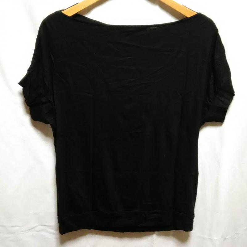 イエナ IENA カットソー 半袖 無地 黒 / ブラック / レディース USED 古着 中古 10001993