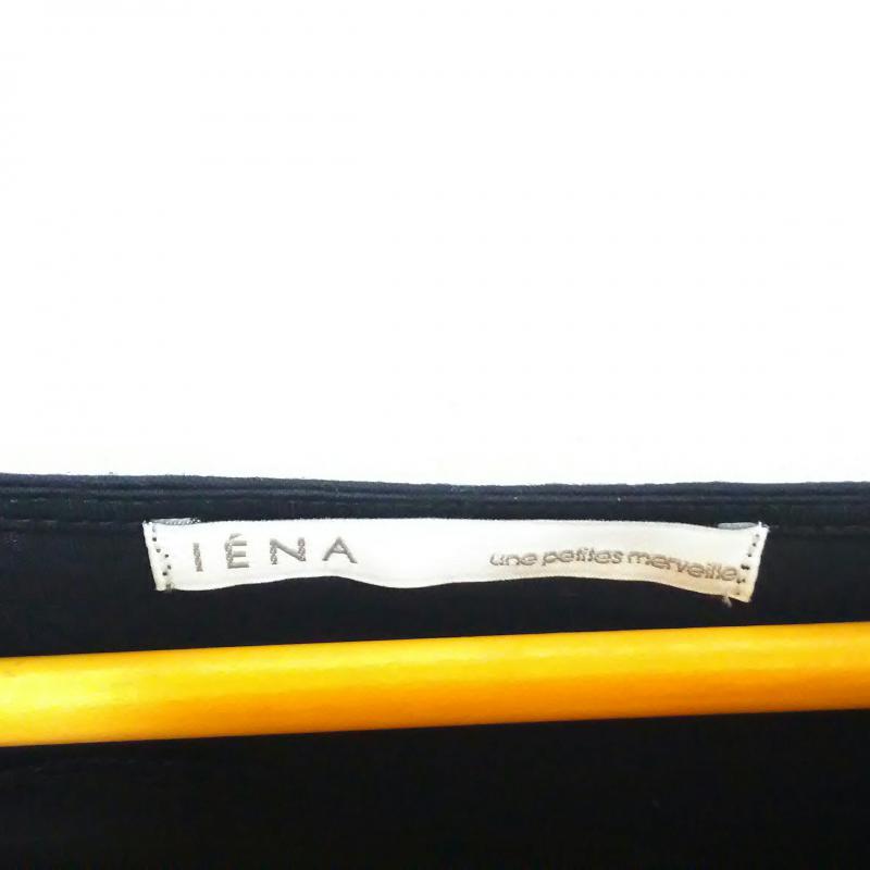 イエナ IENA カットソー 半袖 無地 黒 / ブラック / レディース USED 古着 中古 10001993