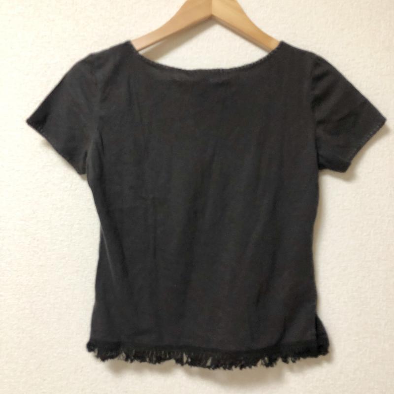 ニジュウサンク 23区 Tシャツ 半袖 無地 灰 / グレー / レディース USED 古着 中古 10002040
