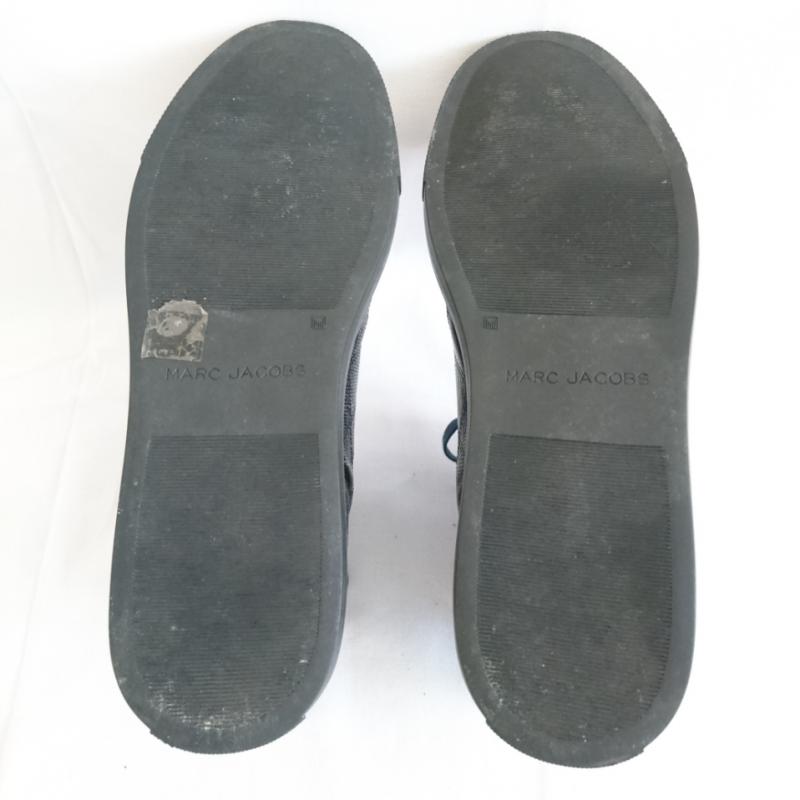 マークジェイコブス MARCJACOBS ブーツ ショートブーツ チェック X ヘビ柄 黒 / ブラック / X 青 / ブルー / メンズ USED 古着 中古 10002104