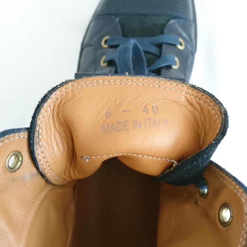 マークジェイコブス MARCJACOBS ブーツ ショートブーツ チェック X ヘビ柄 黒 / ブラック / X 青 / ブルー / メンズ USED 古着 中古 10002104