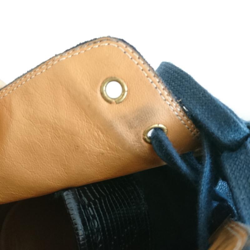 マークジェイコブス MARCJACOBS ブーツ ショートブーツ チェック X ヘビ柄 黒 / ブラック / X 青 / ブルー / メンズ USED 古着 中古 10002104