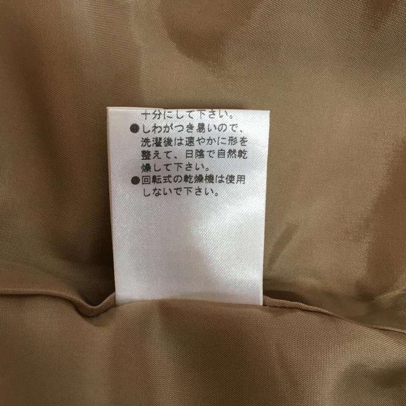 イネド INED スカート ひざ丈スカート 7 無地 ベージュ / ベージュ / レディース USED 古着 中古 10002173